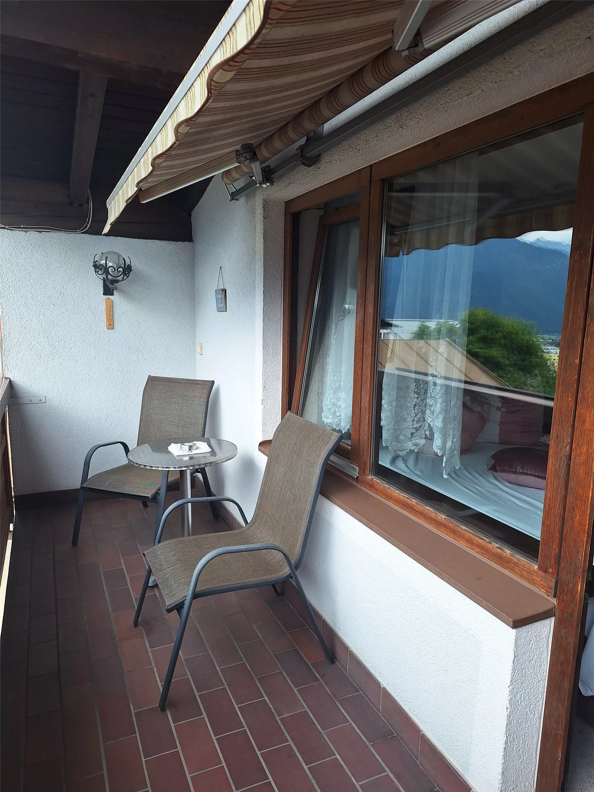 Balkon Appartement Bergblick